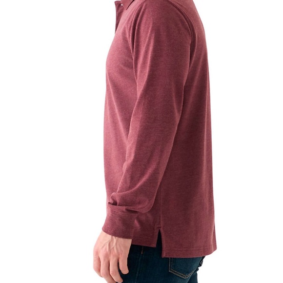 Saddlebred Men's Long Sleeve Jersey Polo Shirt - Picture 4 of 10